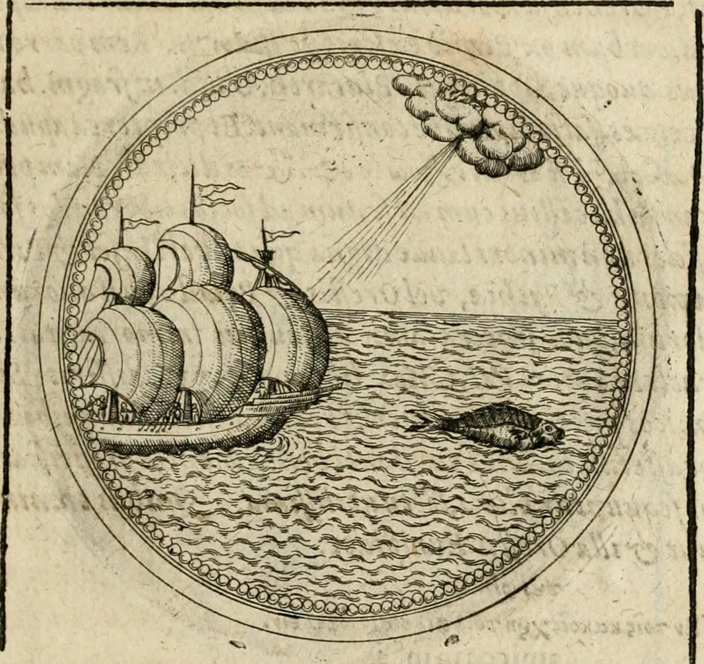 An illustration from Symboloru[m] & emblematum ex re herbaria desumtorum centuria vna[-quarta] collecta, 1654, leaf 282