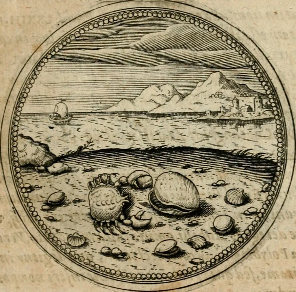 An illustration from Symboloru[m] & emblematum ex re herbaria desumtorum centuria vna[-quarta] collecta, 1654, leaf 316