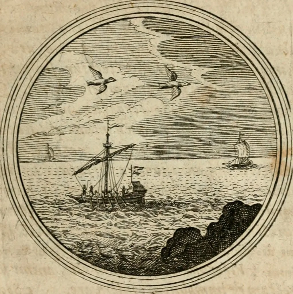 An illustration from Symboloru[m] & emblematum ex re herbaria desumtorum centuria vna[-quarta] collecta, 1654, leaf 388