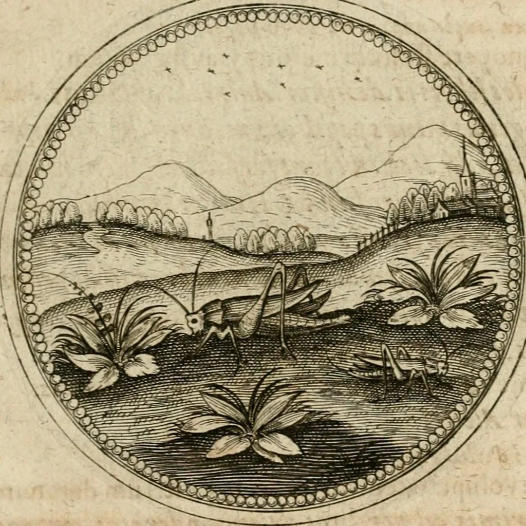 An illustration from Symboloru[m] & emblematum ex re herbaria desumtorum centuria vna[-quarta] collecta, 1654, leaf 406