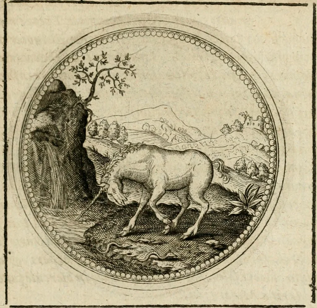 An illustration from Symboloru[m] & emblematum ex re herbaria desumtorum centuria vna[-quarta] collecta, 1654, leaf 446