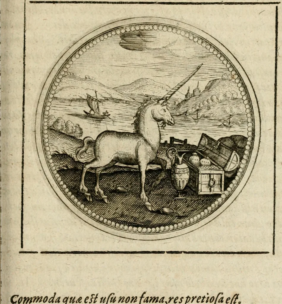 An illustration from Symboloru[m] & emblematum ex re herbaria desumtorum centuria vna[-quarta] collecta, 1654, leaf 450