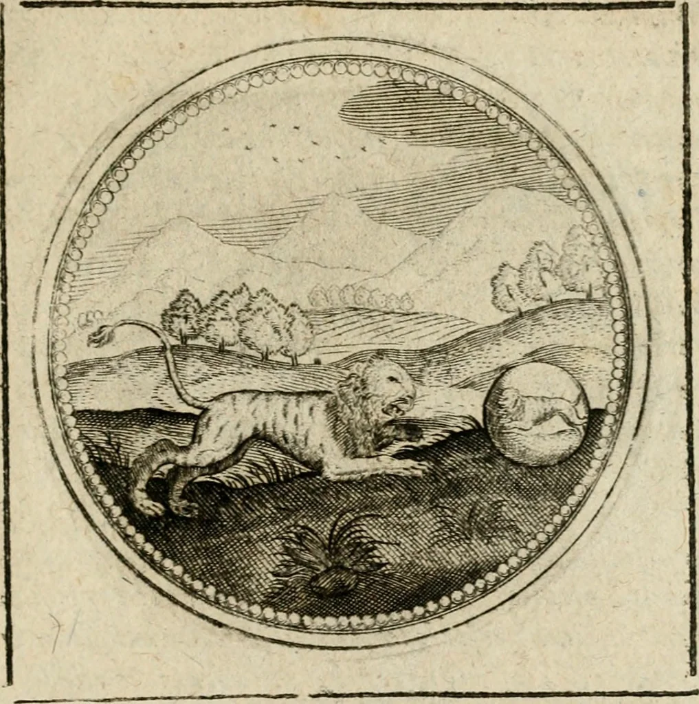 An illustration from Symboloru[m] & emblematum ex re herbaria desumtorum centuria vna[-quarta] collecta, 1654, leaf 494