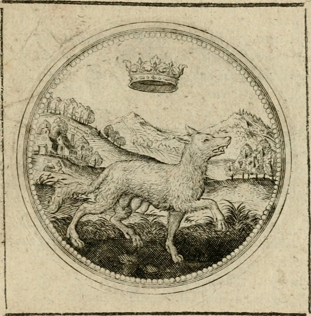 An illustration from Symboloru[m] & emblematum ex re herbaria desumtorum centuria vna[-quarta] collecta, 1654, leaf 526
