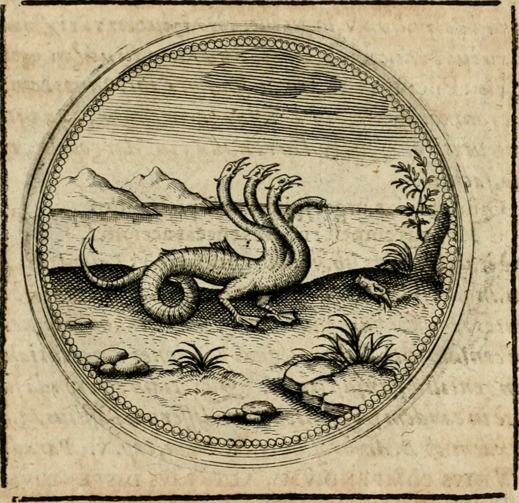 An illustration from Symboloru[m] & emblematum ex re herbaria desumtorum centuria vna[-quarta] collecta, 1654, leaf 570