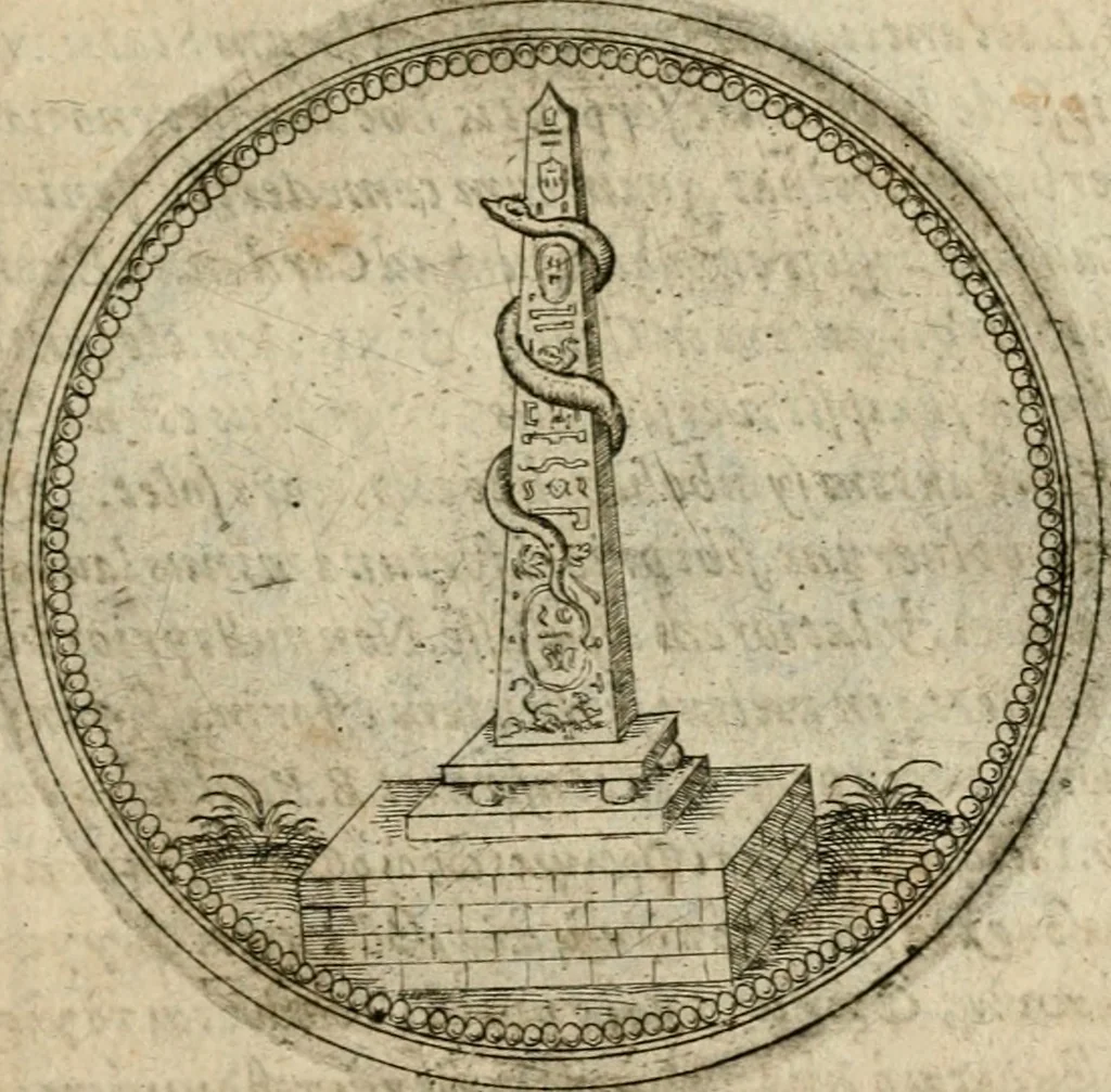 An illustration from Symboloru[m] & emblematum ex re herbaria desumtorum centuria vna[-quarta] collecta, 1654, leaf 582