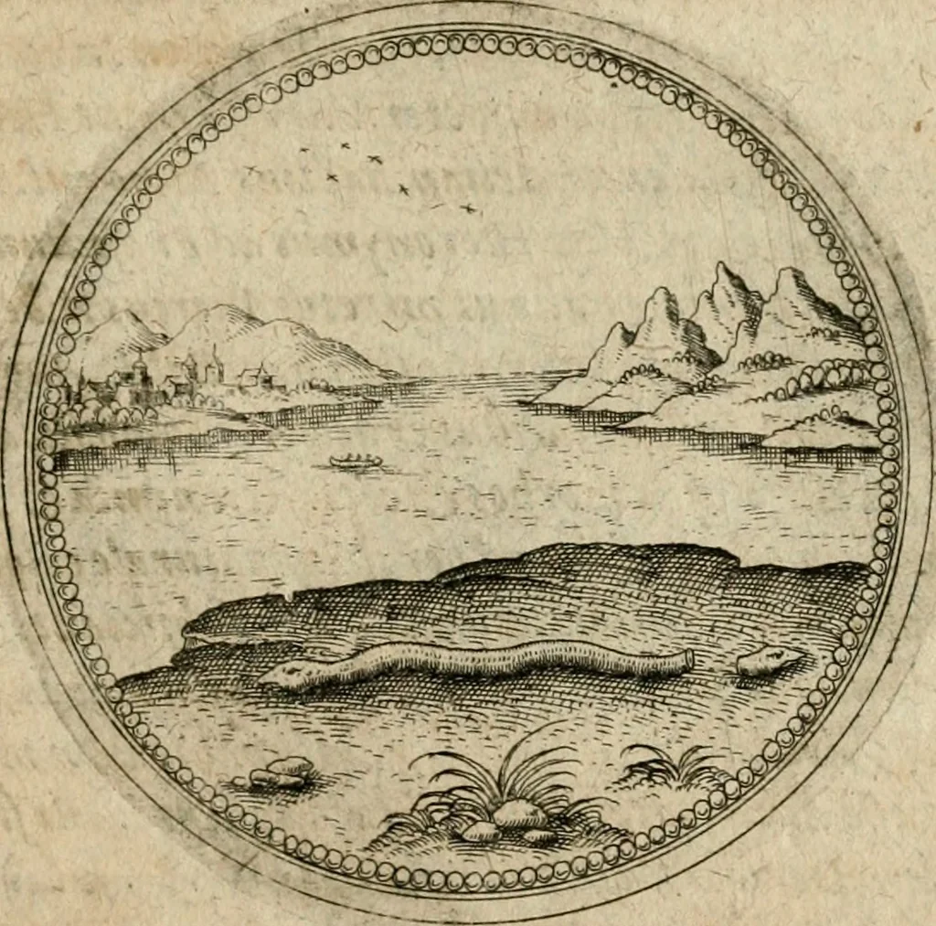 An illustration from Symboloru[m] & emblematum ex re herbaria desumtorum centuria vna[-quarta] collecta, 1654, leaf 598