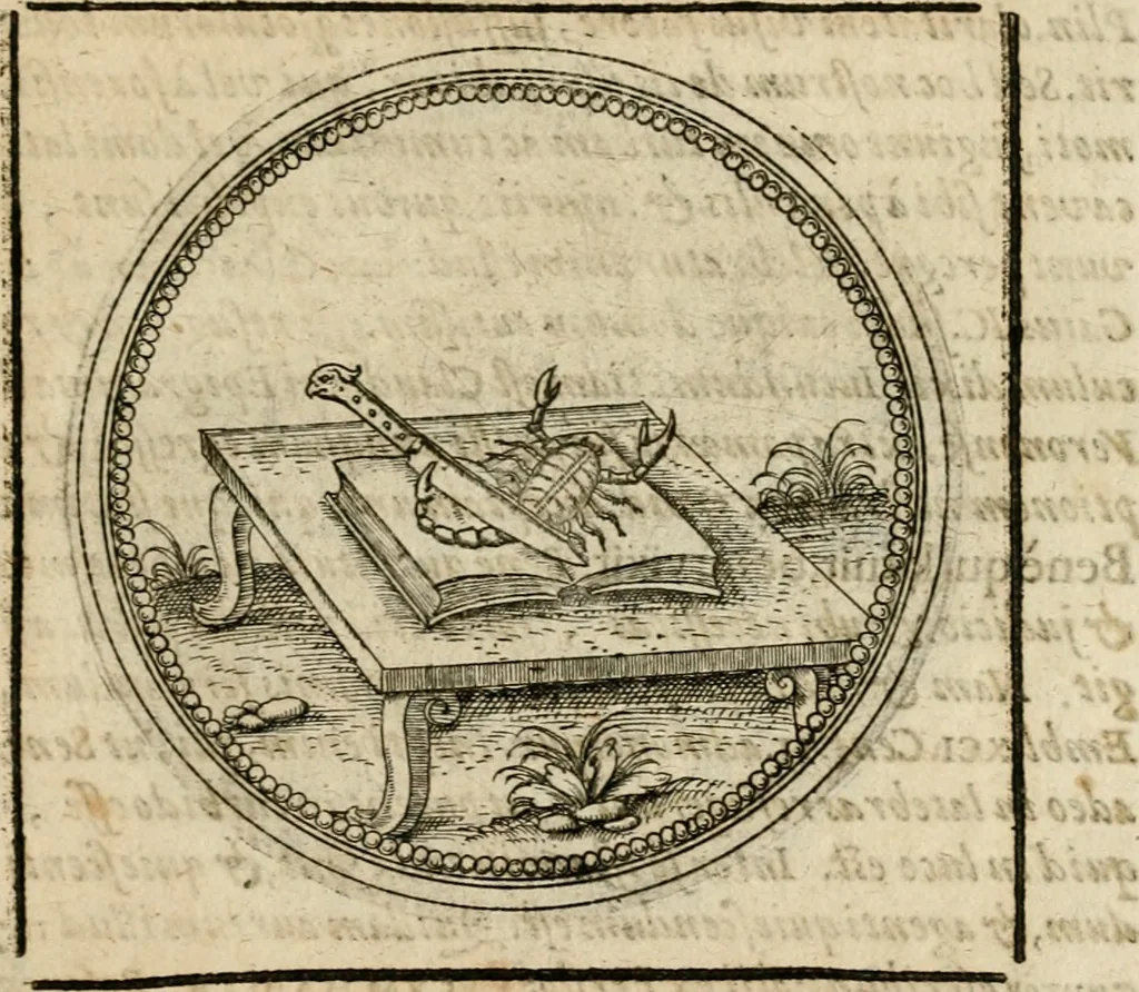 An illustration from Symboloru[m] & emblematum ex re herbaria desumtorum centuria vna[-quarta] collecta, 1654, leaf 612