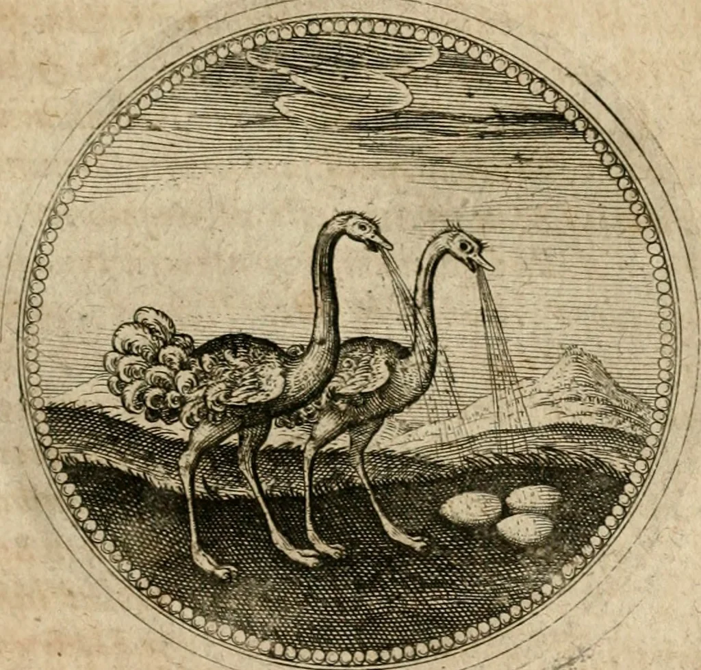 An illustration from Symboloru[m] & emblematum ex re herbaria desumtorum centuria vna[-quarta] collecta, 1654, leaf 662