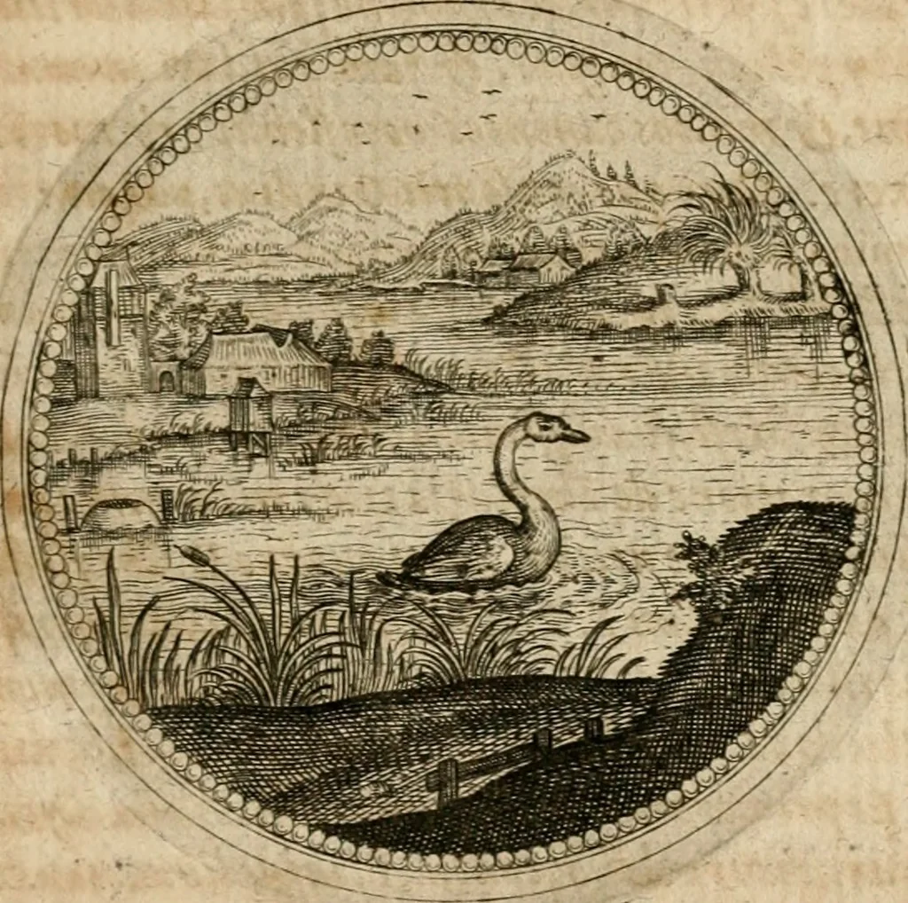 An illustration from Symboloru[m] & emblematum ex re herbaria desumtorum centuria vna[-quarta] collecta, 1654, leaf 670