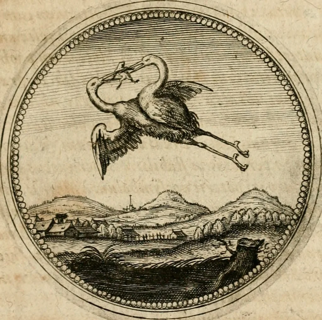 An illustration from Symboloru[m] & emblematum ex re herbaria desumtorum centuria vna[-quarta] collecta, 1654, leaf 706