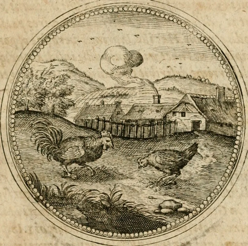 An illustration from Symboloru[m] & emblematum ex re herbaria desumtorum centuria vna[-quarta] collecta, 1654, leaf 728
