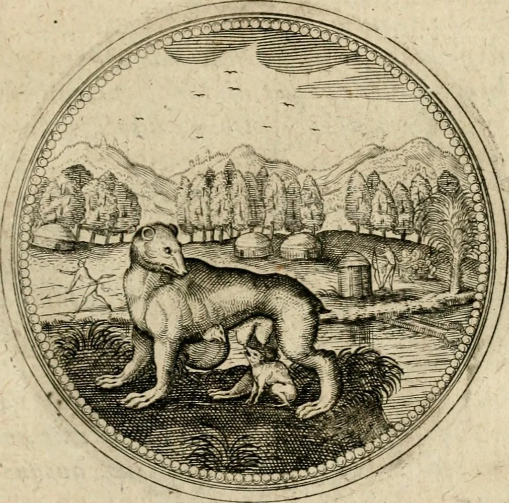 An illustration from Symboloru[m] & emblematum ex re herbaria desumtorum centuria vna[-quarta] collecta, 1654, leaf 742