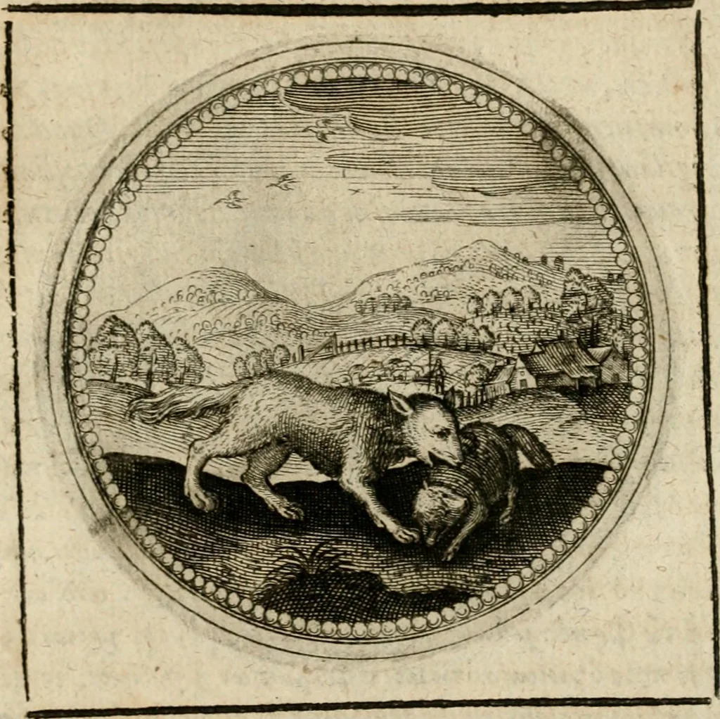 An illustration from Symboloru[m] & emblematum ex re herbaria desumtorum centuria vna[-quarta] collecta, 1654, leaf 770