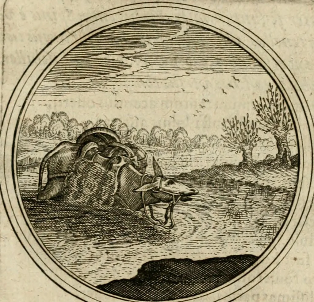 An illustration from Symboloru[m] & emblematum ex re herbaria desumtorum centuria vna[-quarta] collecta, 1654, leaf 774