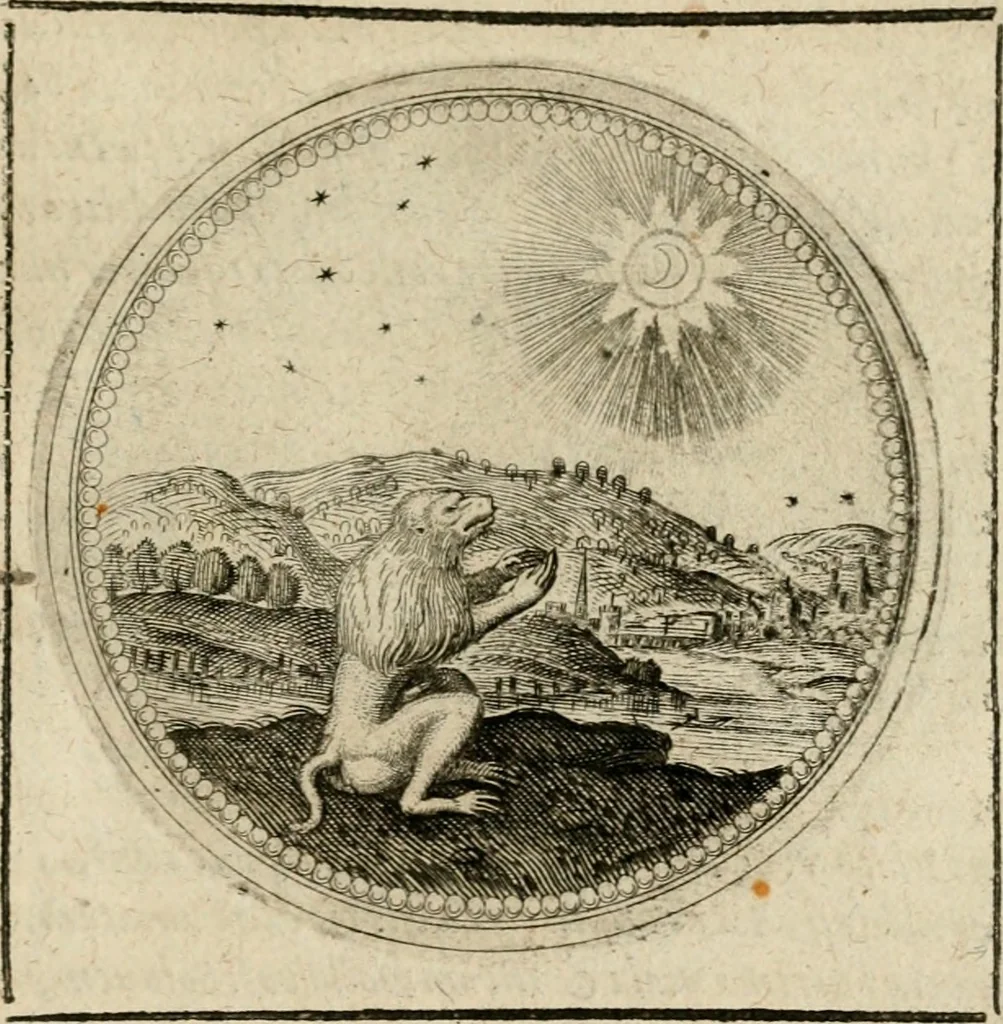 An illustration from Symboloru[m] & emblematum ex re herbaria desumtorum centuria vna[-quarta] collecta, 1654, leaf 778