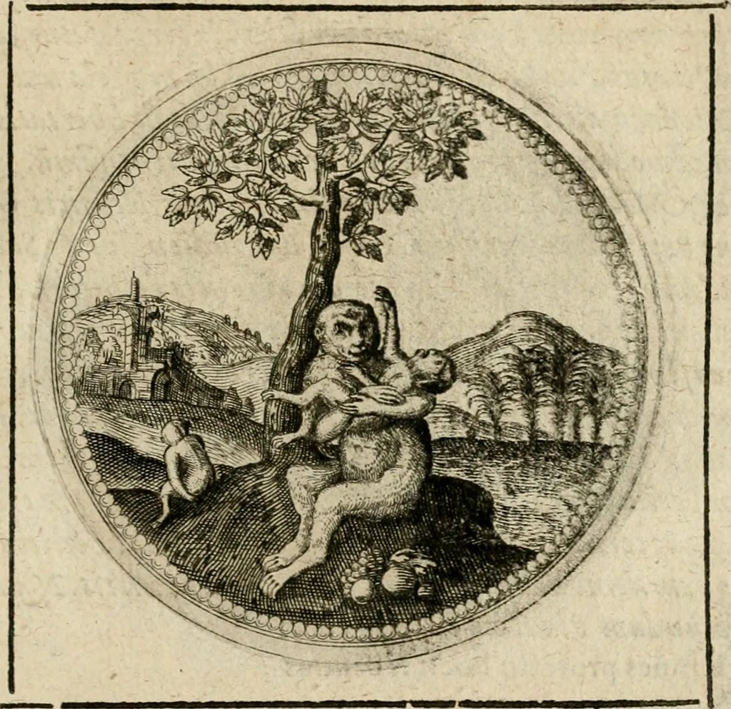 An illustration from Symboloru[m] & emblematum ex re herbaria desumtorum centuria vna[-quarta] collecta, 1654, leaf 780