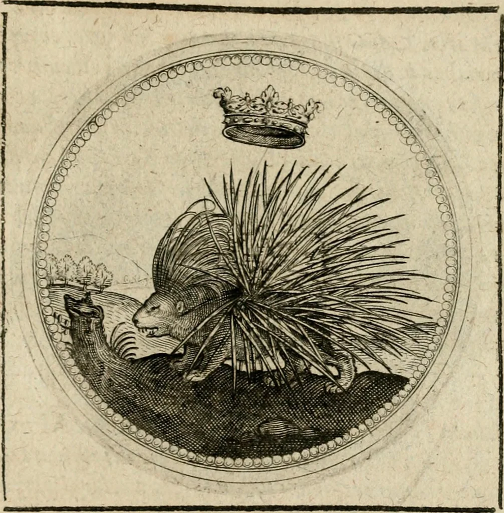 An illustration from Symboloru[m] & emblematum ex re herbaria desumtorum centuria vna[-quarta] collecta, 1654, leaf 794