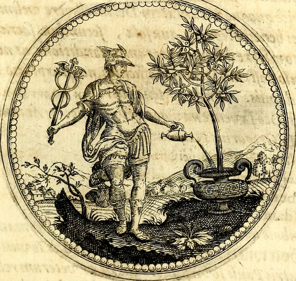 An illustration from Symbolorum et emblematum ... centuria una [-quatuor], 1654, leaf 12