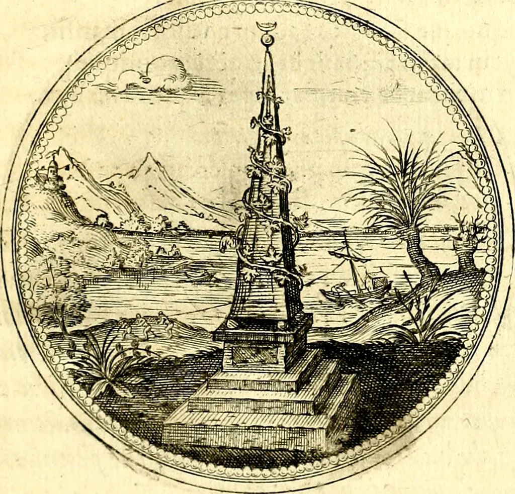An illustration from Symbolorum et emblematum ... centuria una [-quatuor], 1654, leaf 134