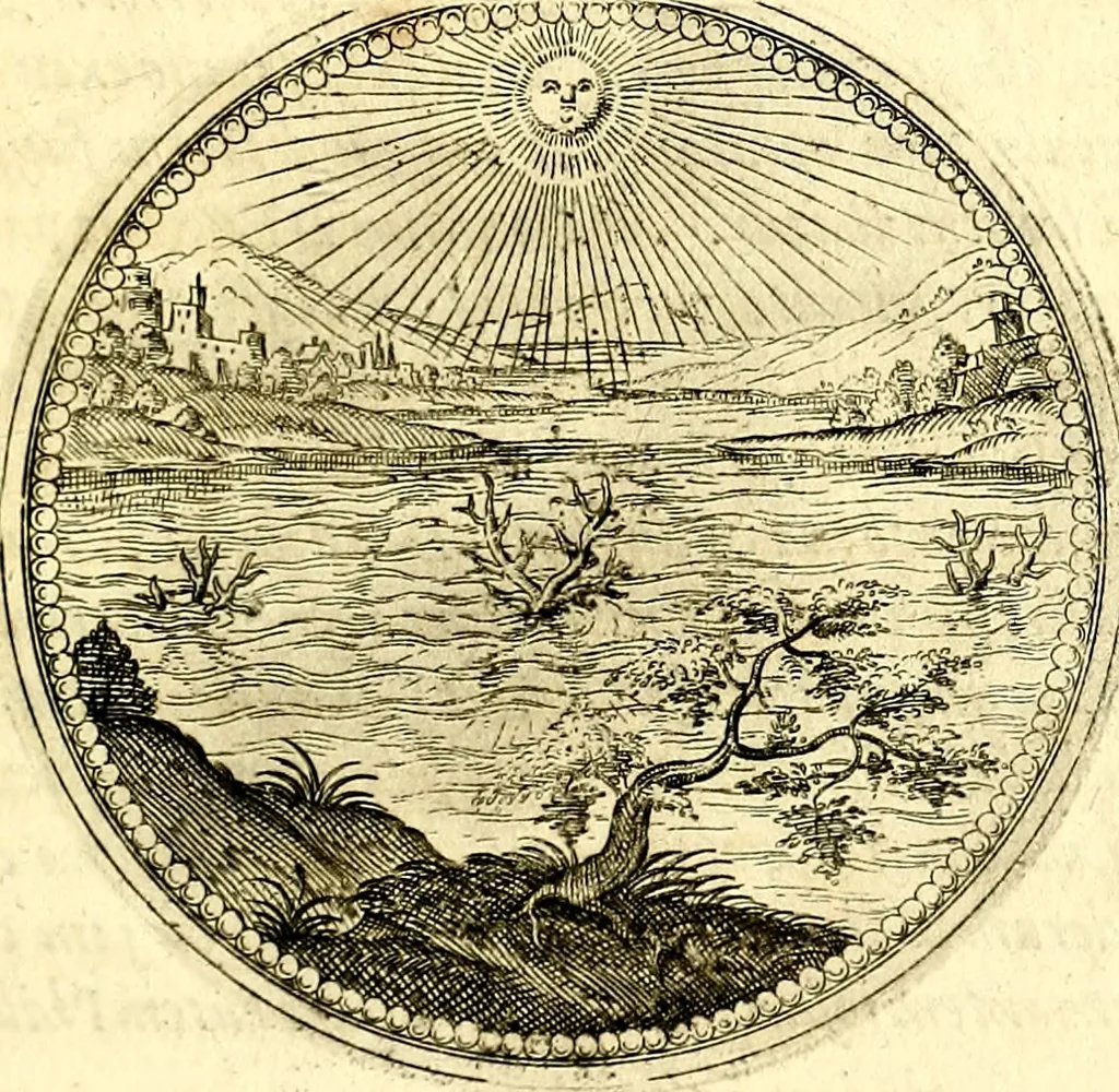 An illustration from Symbolorum et emblematum ... centuria una [-quatuor], 1654, leaf 136