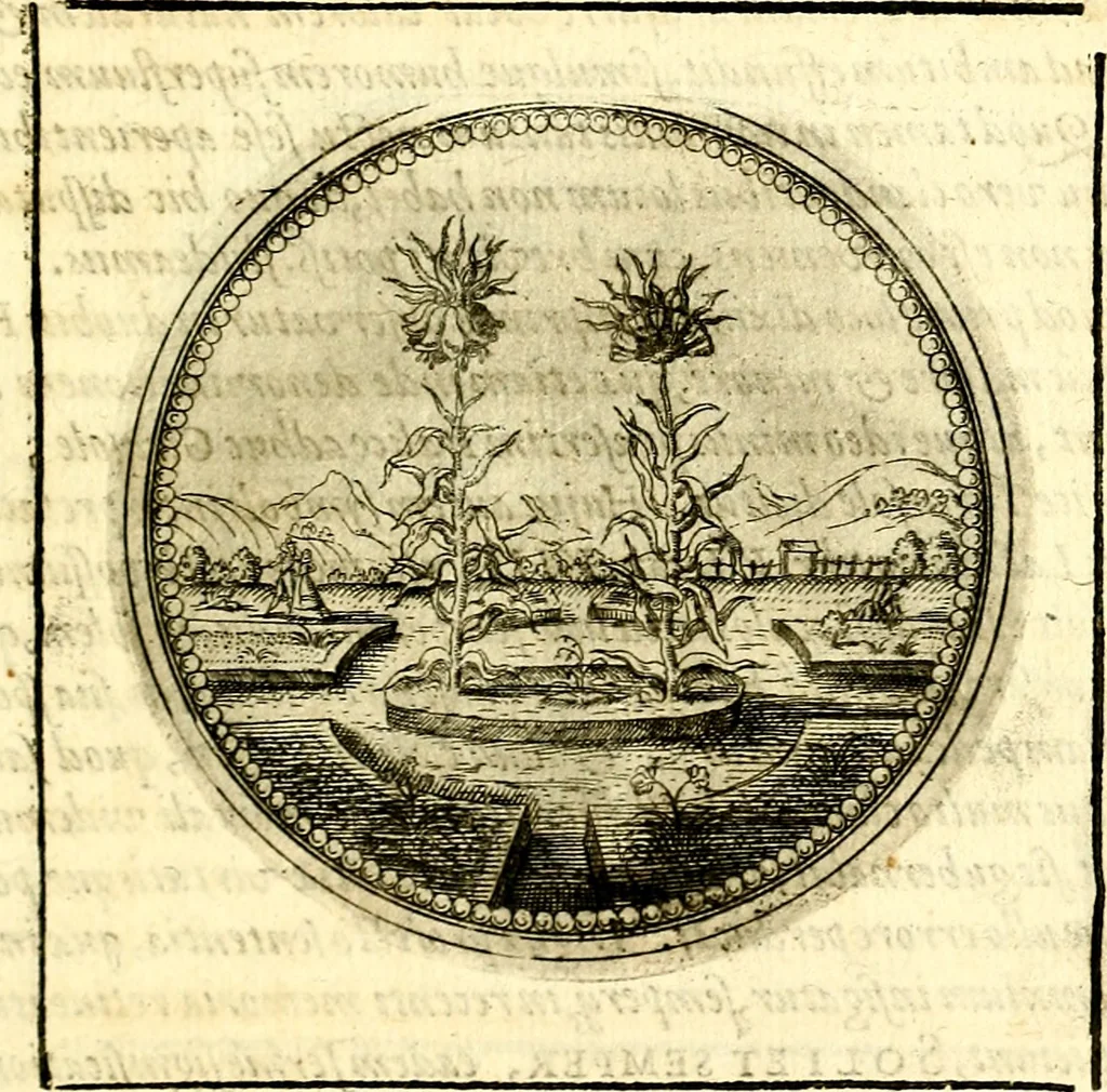 An illustration from Symbolorum et emblematum ... centuria una [-quatuor], 1654, leaf 150