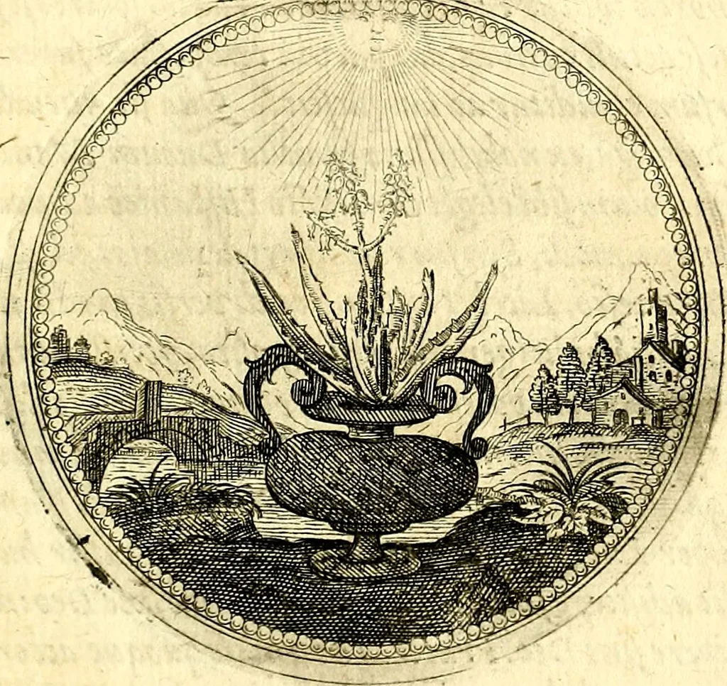 An illustration from Symbolorum et emblematum ... centuria una [-quatuor], 1654, leaf 182
