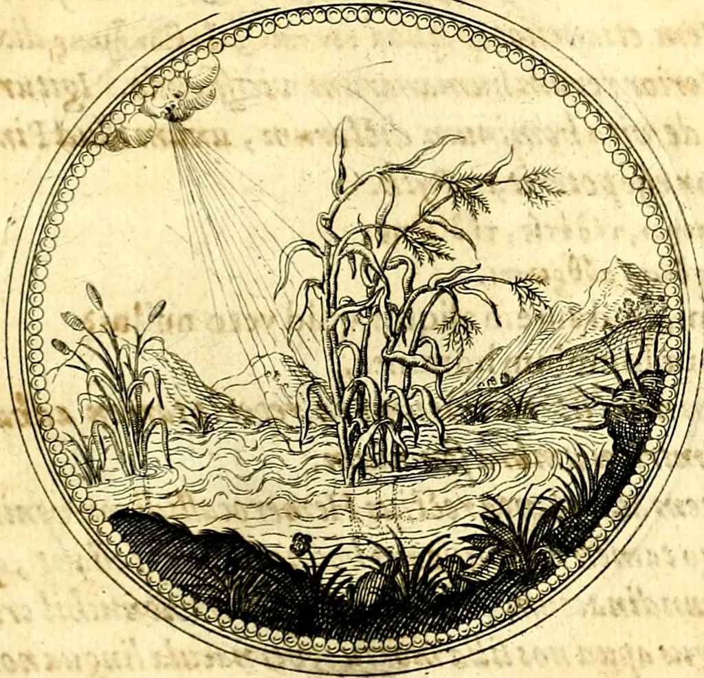 An illustration from Symbolorum et emblematum ... centuria una [-quatuor], 1654, leaf 198