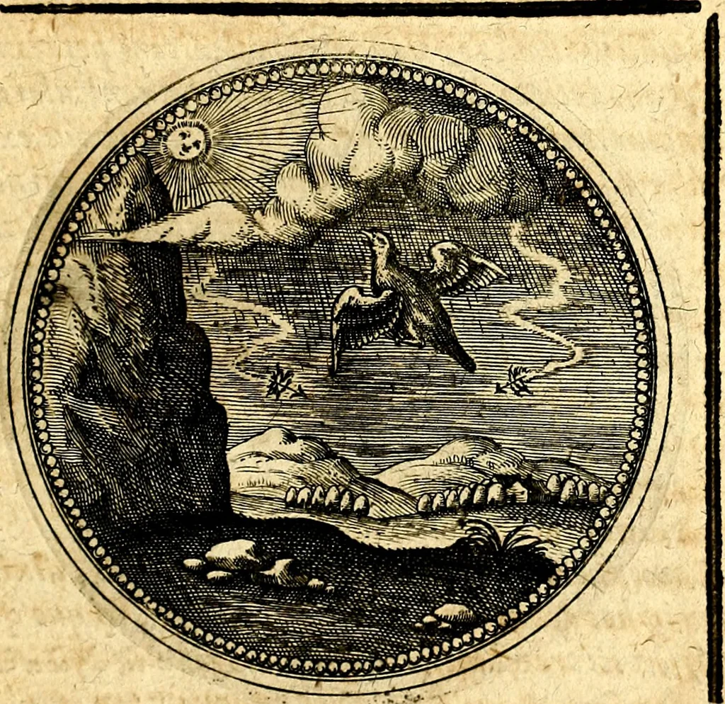 An illustration from Symbolorum et emblematum ... centuria una [-quatuor], 1654, leaf 220