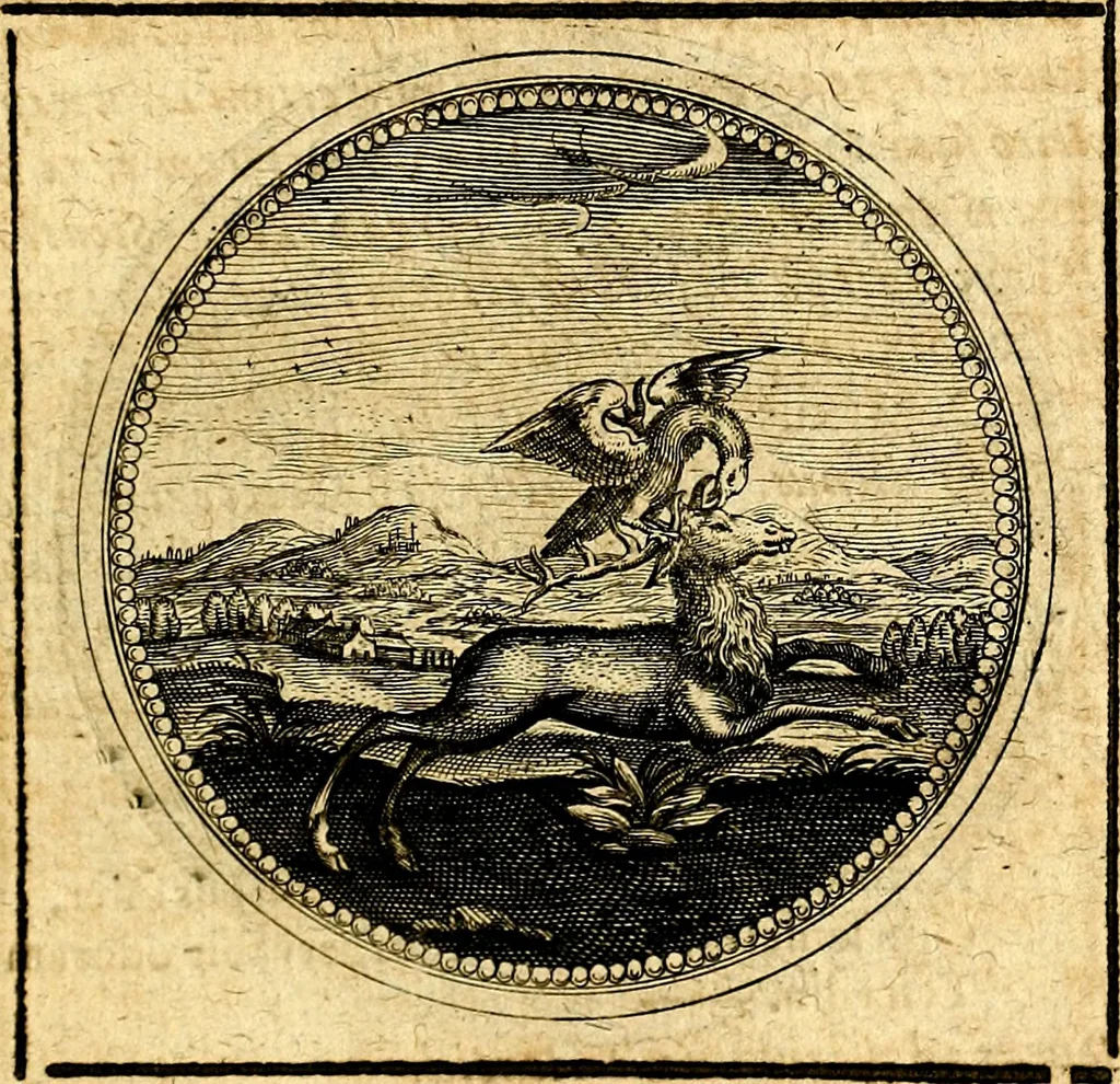An illustration from Symbolorum et emblematum ... centuria una [-quatuor], 1654, leaf 232