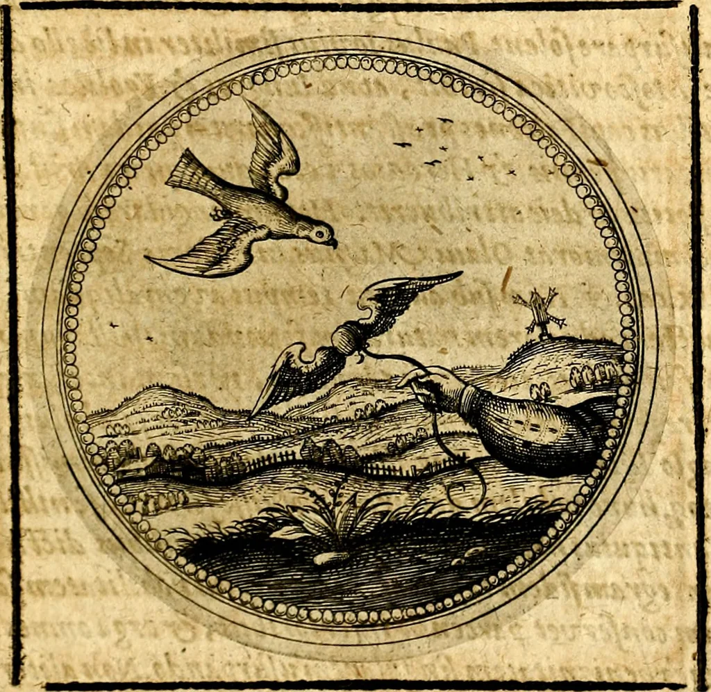 An illustration from Symbolorum et emblematum ... centuria una [-quatuor], 1654, leaf 270