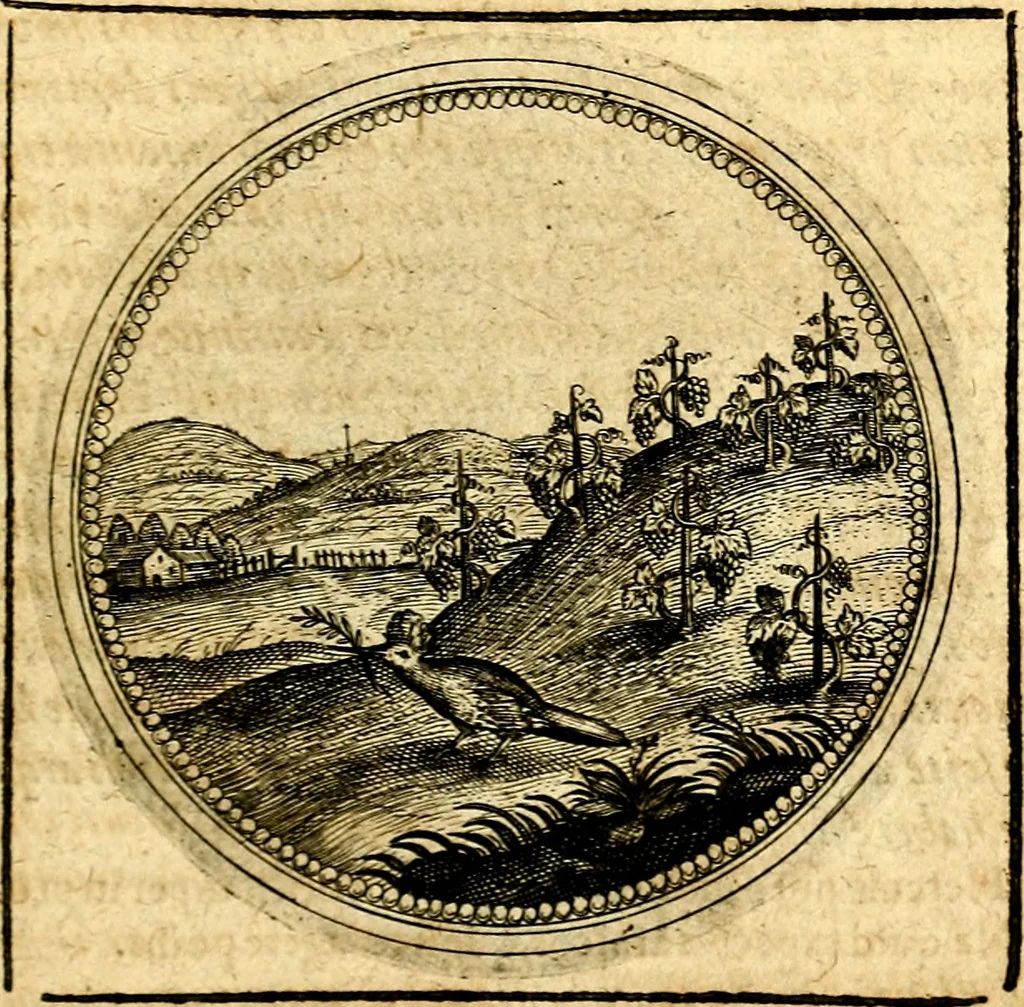 An illustration from Symbolorum et emblematum ... centuria una [-quatuor], 1654, leaf 354