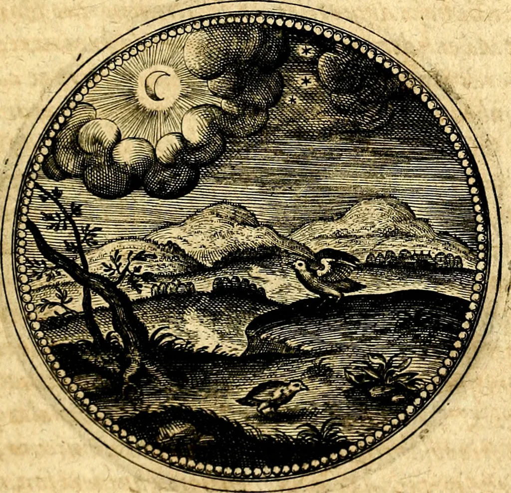 An illustration from Symbolorum et emblematum ... centuria una [-quatuor], 1654, leaf 358