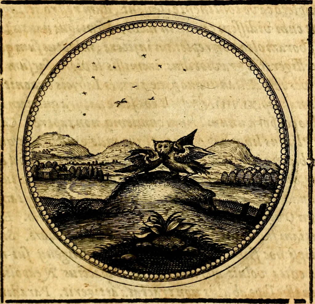 An illustration from Symbolorum et emblematum ... centuria una [-quatuor], 1654, leaf 366
