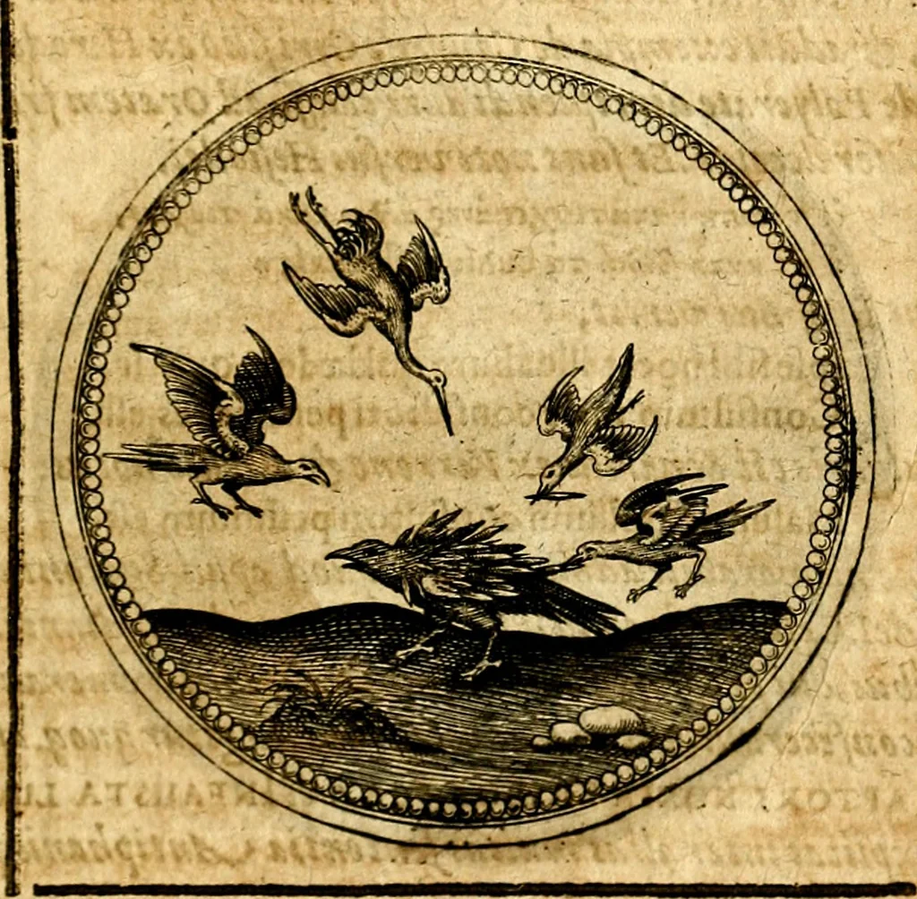 An illustration from Symbolorum et emblematum ... centuria una [-quatuor], 1654, leaf 372