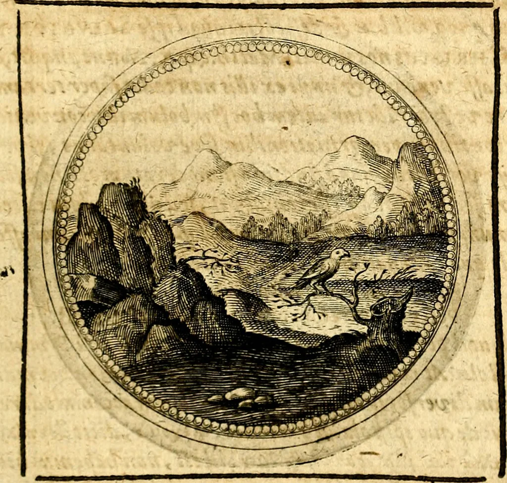 An illustration from Symbolorum et emblematum ... centuria una [-quatuor], 1654, leaf 376