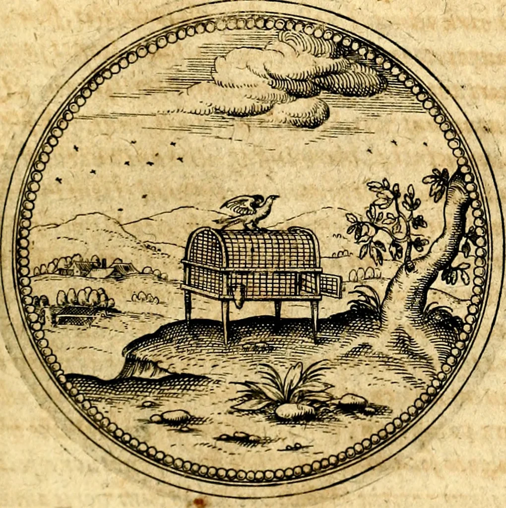An illustration from Symbolorum et emblematum ... centuria una [-quatuor], 1654, leaf 382