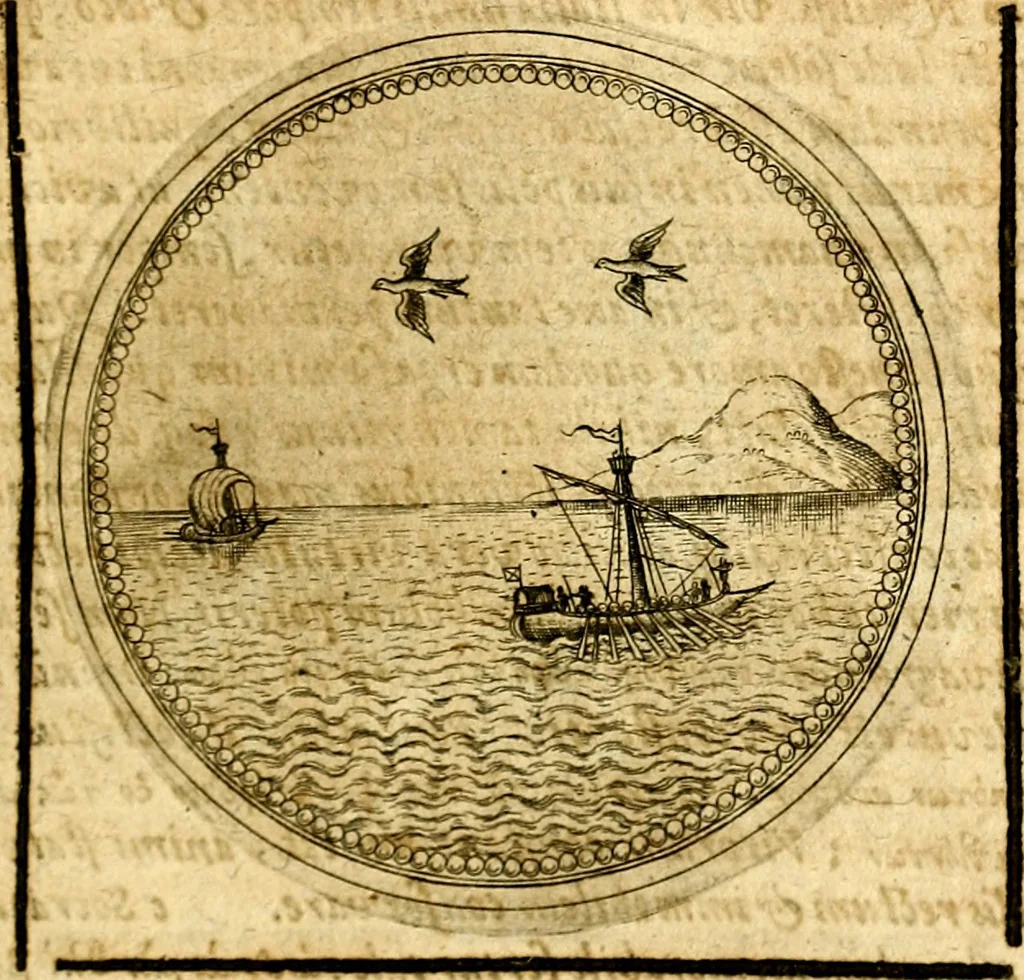 An illustration from Symbolorum et emblematum ... centuria una [-quatuor], 1654, leaf 384