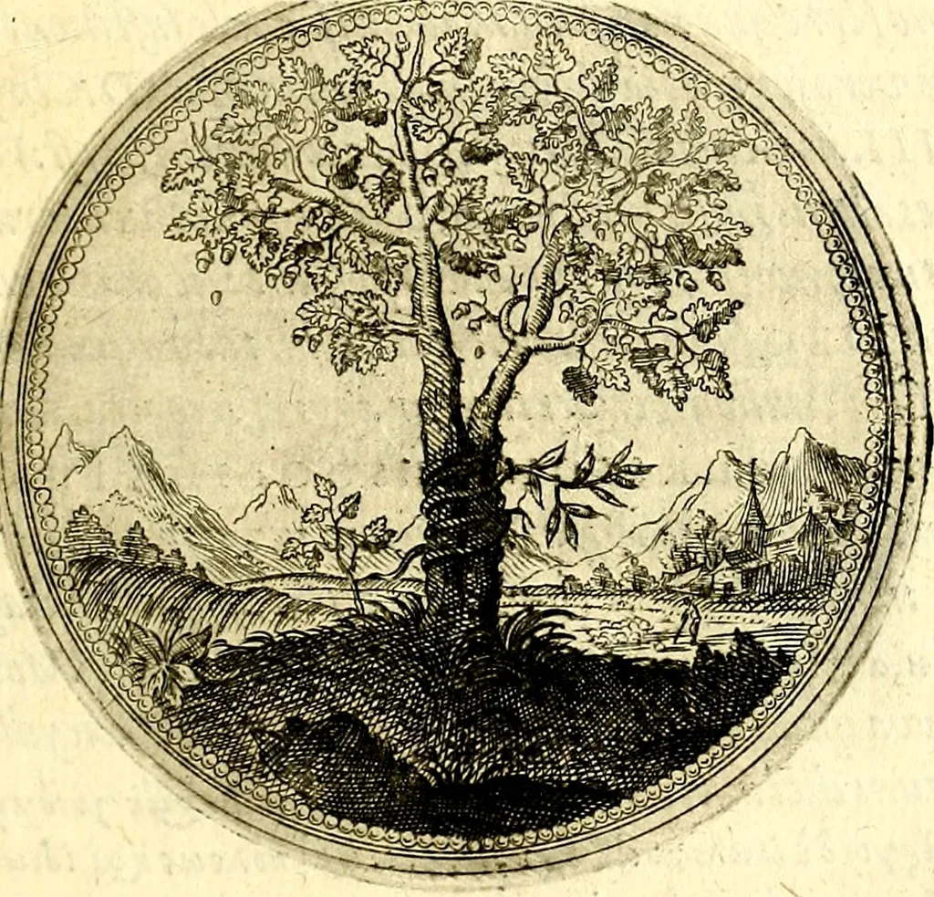 An illustration from Symbolorum et emblematum ... centuria una [-quatuor], 1654, leaf 40