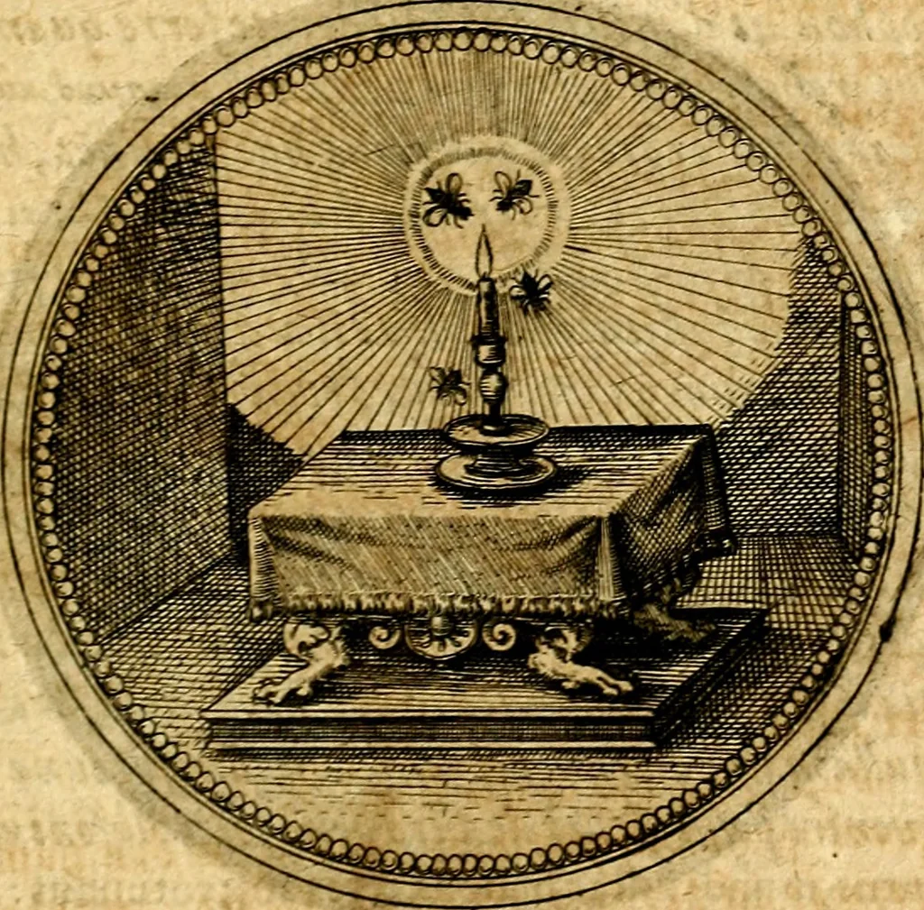An illustration from Symbolorum et emblematum ... centuria una [-quatuor], 1654, leaf 404