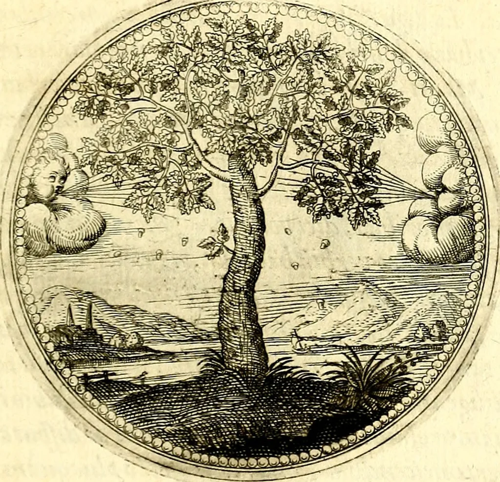 An illustration from Symbolorum et emblematum ... centuria una [-quatuor], 1654, leaf 42