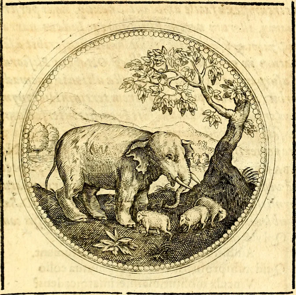 An illustration from Symbolorum et emblematum ... centuria una [-quatuor], 1654, leaf 422