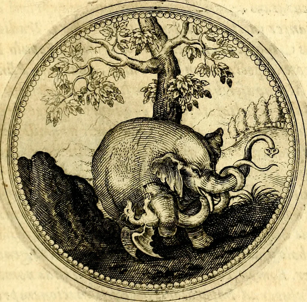 An illustration from Symbolorum et emblematum ... centuria una [-quatuor], 1654, leaf 424