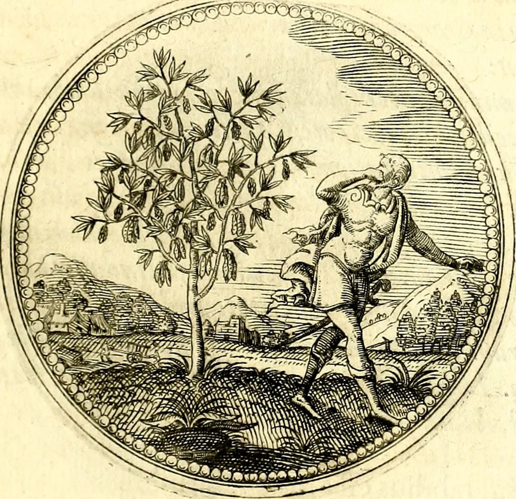 An illustration from Symbolorum et emblematum ... centuria una [-quatuor], 1654, leaf 44