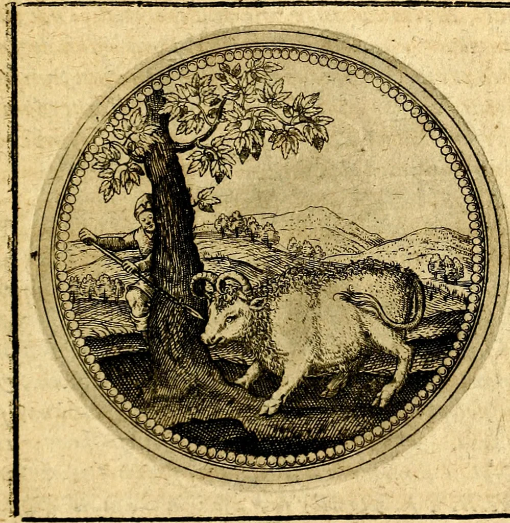 An illustration from Symbolorum et emblematum ... centuria una [-quatuor], 1654, leaf 456