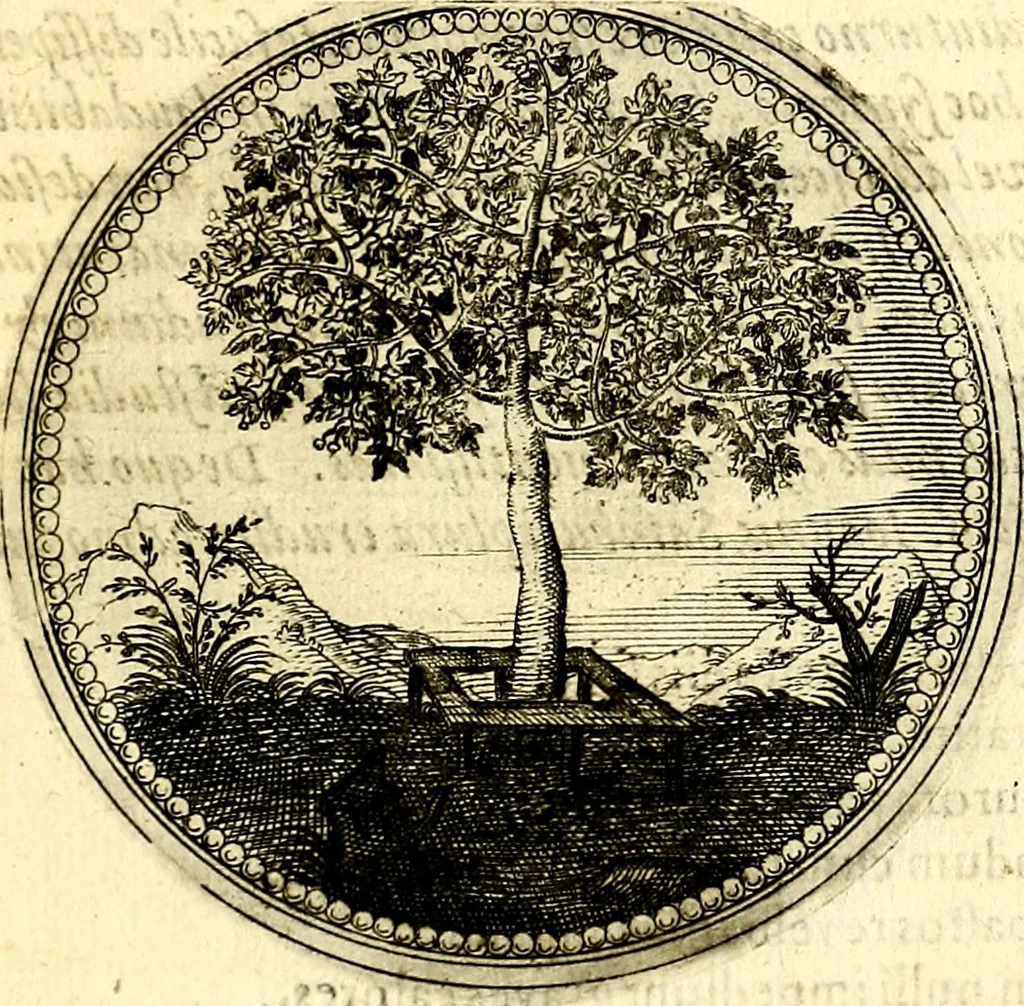An illustration from Symbolorum et emblematum ... centuria una [-quatuor], 1654, leaf 46