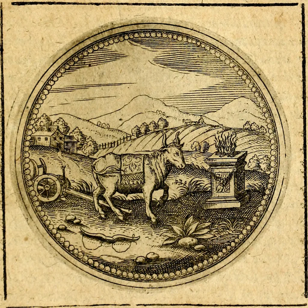An illustration from Symbolorum et emblematum ... centuria una [-quatuor], 1654, leaf 466
