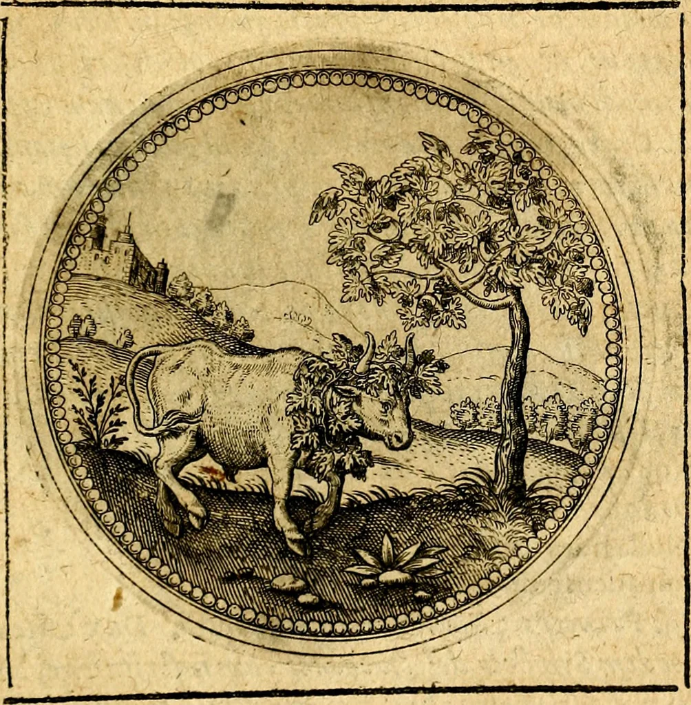 An illustration from Symbolorum et emblematum ... centuria una [-quatuor], 1654, leaf 470