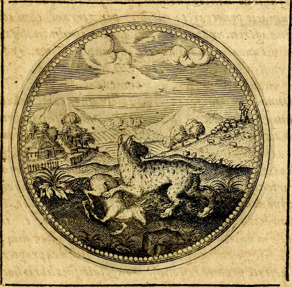 An illustration from Symbolorum et emblematum ... centuria una [-quatuor], 1654, leaf 484