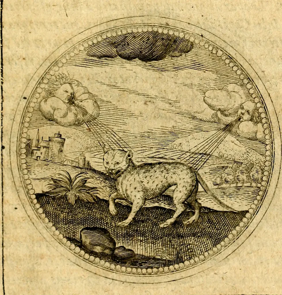 An illustration from Symbolorum et emblematum ... centuria una [-quatuor], 1654, leaf 494